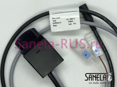 E-SL637S3002 (E-SL599E) Электроника для писсуара Domino 6В Sanela Чехия (фото, схема)