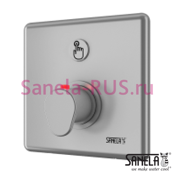 Нажимной смеситель для душа пьезо с термостатом SLS 02PTB Нажимной смеситель для душа пьезо с термостатом SLS 02PTB