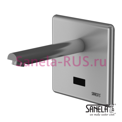 Настенный бесконтактный кран SLU 04H17 арт: 03041 Sanela Чехия (фото, схема)