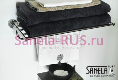 Нержавеющая полка для полотенец SLZD 37 арт: 62370 Sanela Чехия (фото, схема) Нержавеющая полка для полотенец SLZD 37 арт: 62370 Sanela Чехия (фото, схема)