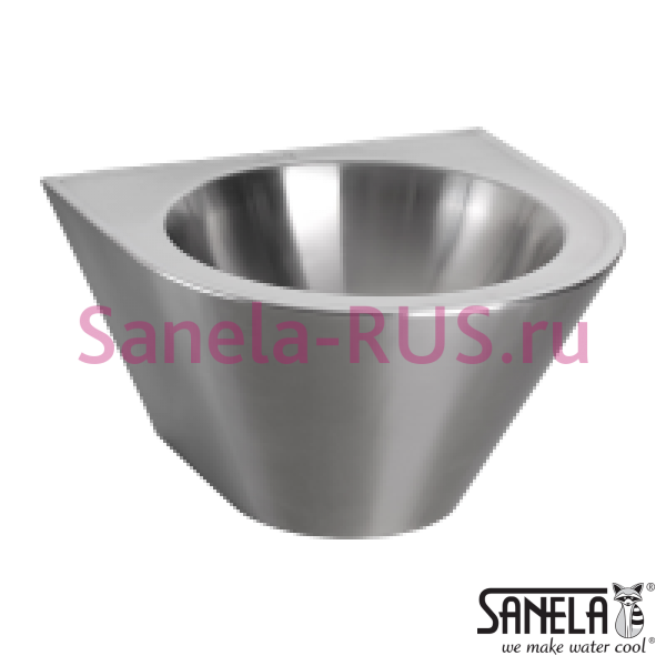 Нержавеющая конусная раковина 360мм SLUN 59