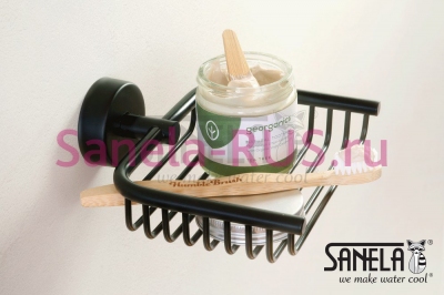 Нержавеющая мыльница SLZD 18N арт: 62181 Sanela Чехия (фото, схема)